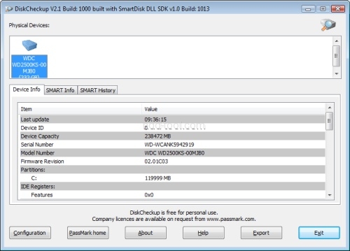 Disk Checkup Disk Checkup