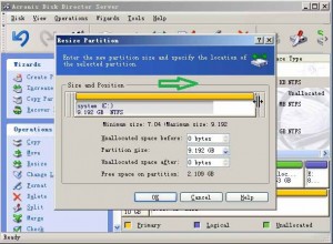 Acronis Disk Director resize partition