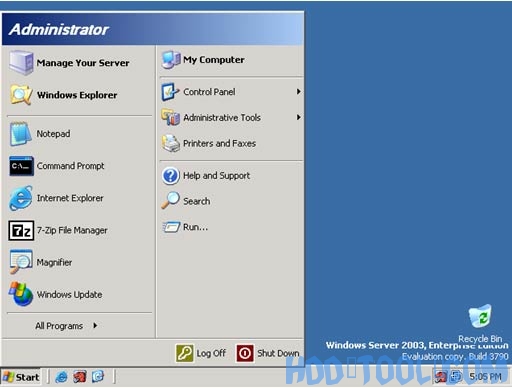 Windows 2003 server