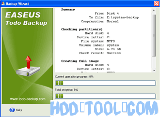 Backup Server 2008 process