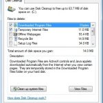 Image of Disk Cleanup for dialog box