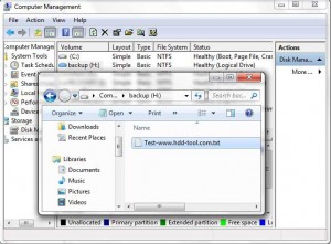 NTFS partition NTFS partition