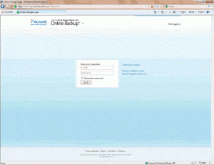 online backup restore