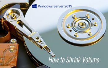 Shrink partition Server 2019