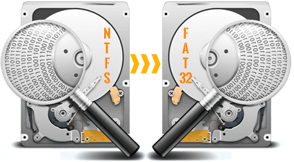 NTFS až FAT32