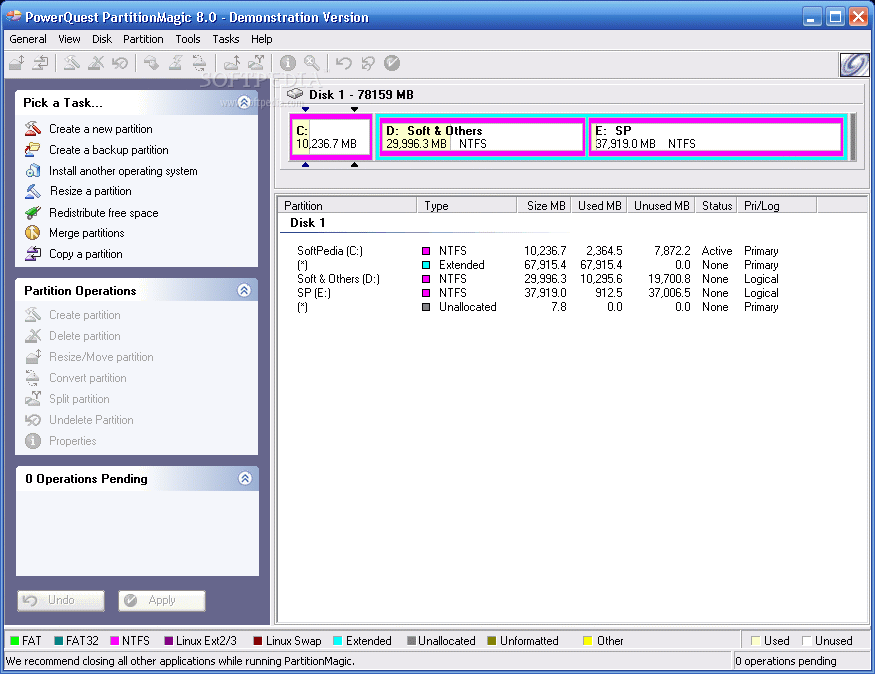 partition magic bootable usb