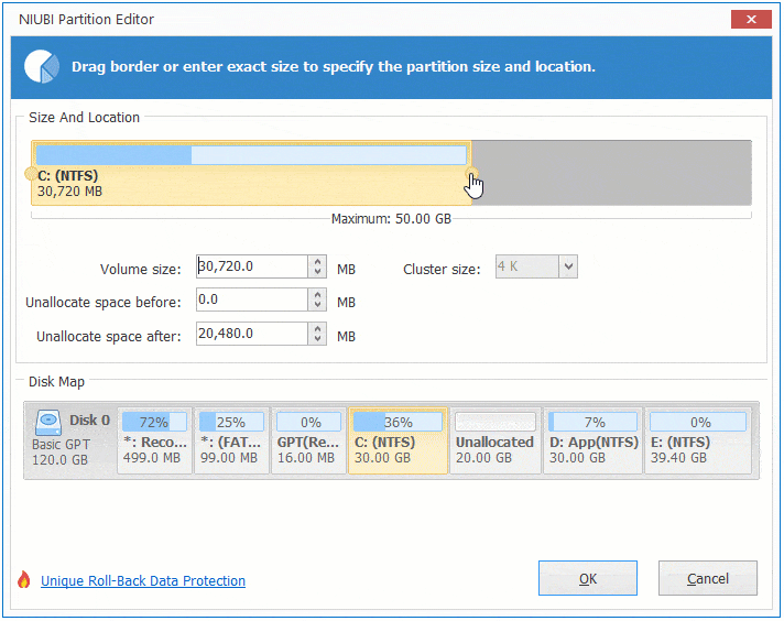 how to extend c drive using cmd
