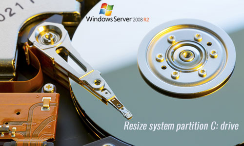 Resize system C drive