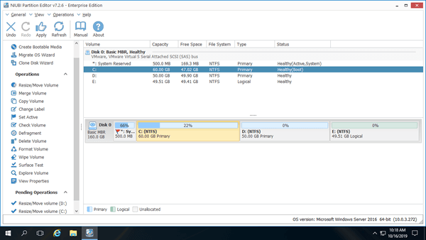 Laufwerk C erweitert