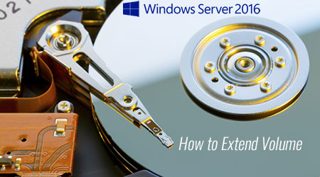 Extender volumen Server 2016