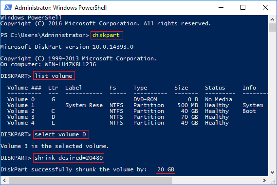 Powershell 2016