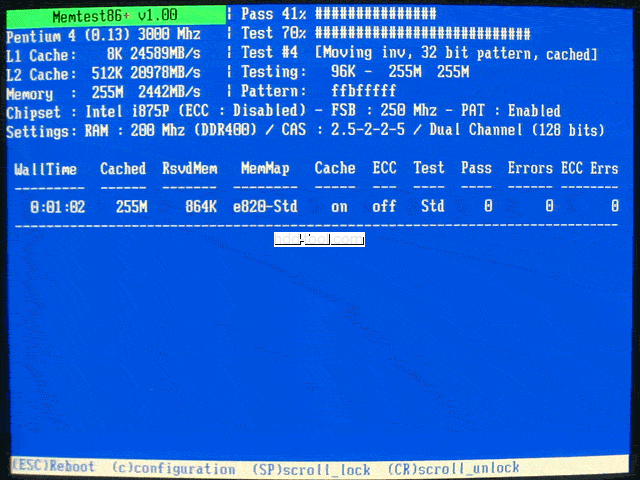 Memtest86+ Memtest86+