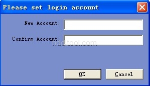 Set login account Set login account
