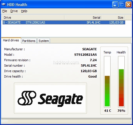 test hdd health