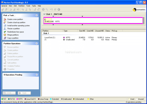 Partition magic แบบพกพา