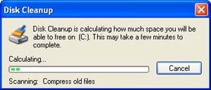 Image of Disk Cleanup dialog box