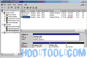 VMware virtual disk increased