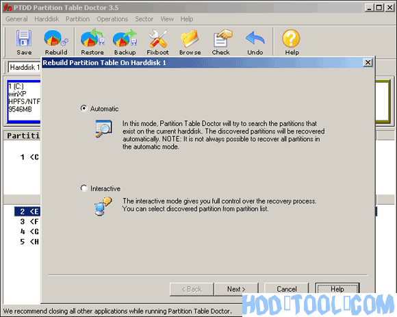 Unsupported partition table. Restore deleted Partition. Partition for Doctor. Partition Table doesn't exist. List Partition.