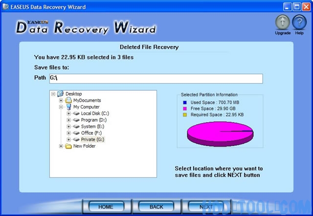 recover deleted files