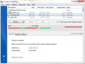 Auslogics Disk Defrag