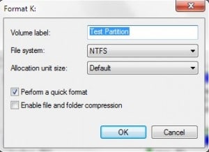 Format Partition