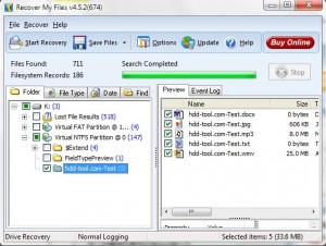 Files Recovered Files Recovered