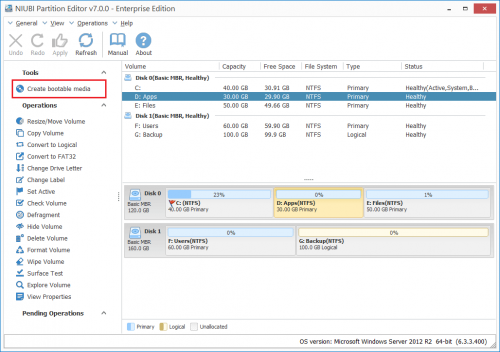 NPE bootable disc