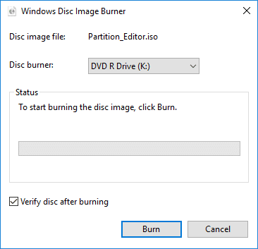 how to burn disc image file to usb tool