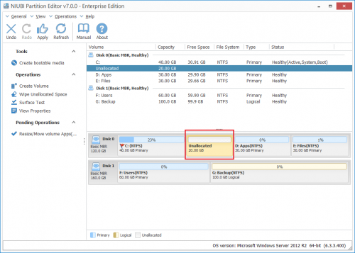 Unallocated created