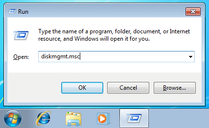 Win7 disk management