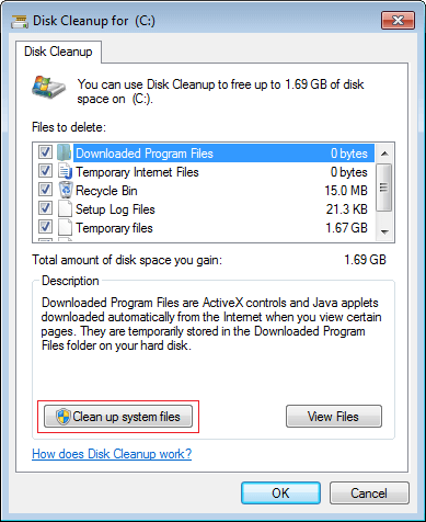 Select files