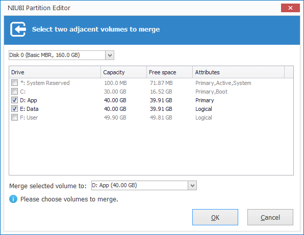 Merge partitions Win7