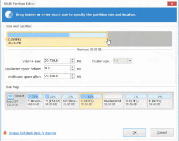 Add space to C drive