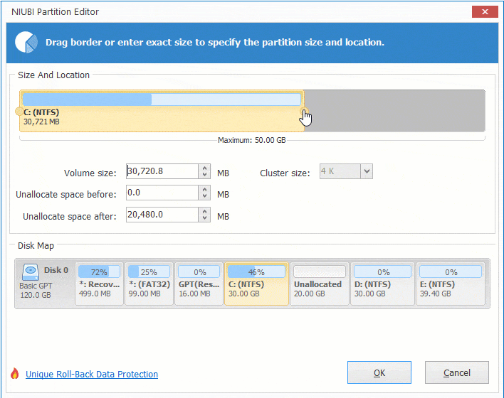 how to add more space in local disk c windows 7