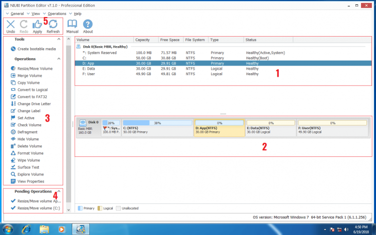 Partition Editor Windows 7