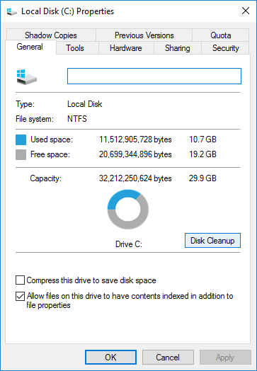 Disk Cleanup