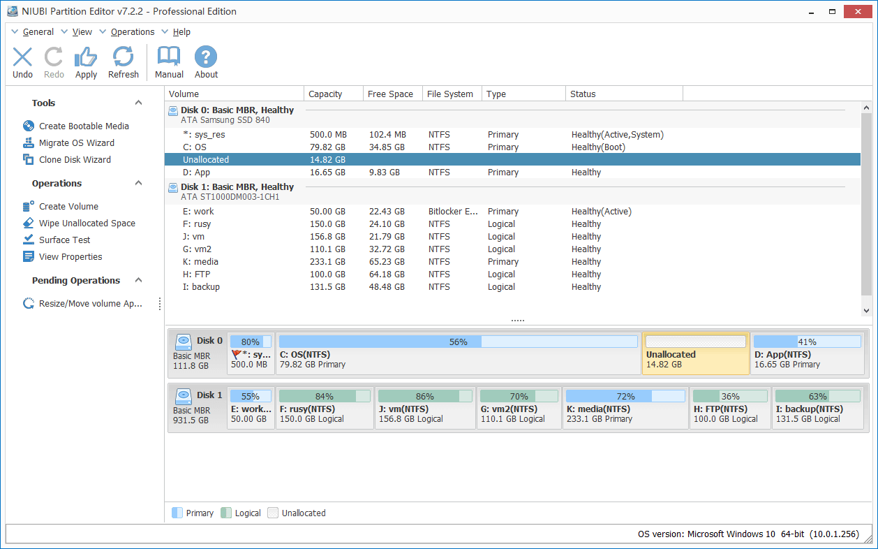 Steps to extend hard drive on Windows 10 without losing data