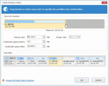 Resize C drive