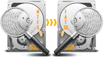 NTFS to FAT32