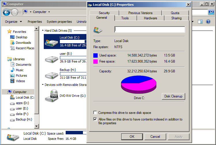 clean disk c windows 7 professional clean disk c windows 7 professional