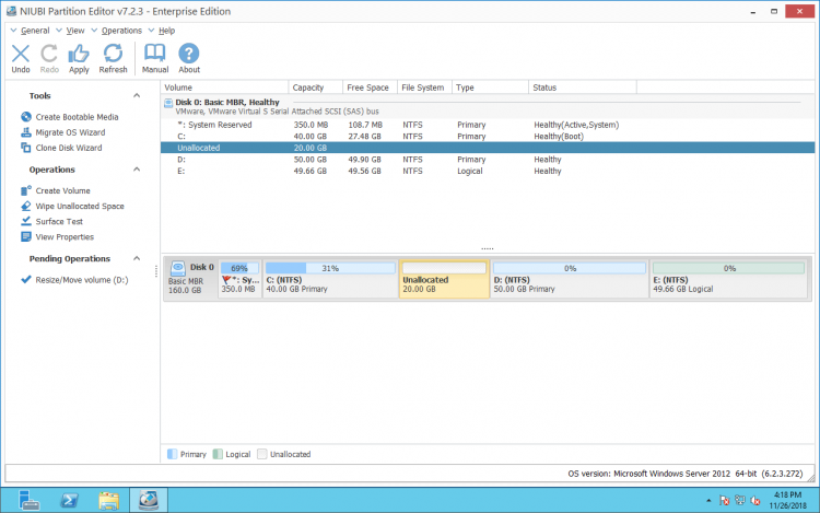 unallocated produced