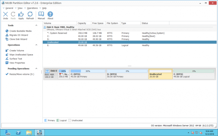 Unallocated produced