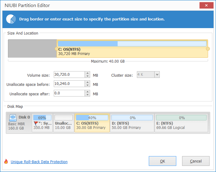 Extend system reserved partition in windows server 2012 r2