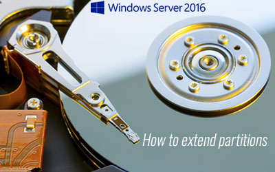 Extend disk partition